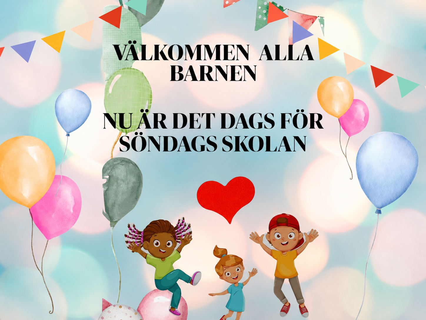 Söndagsskolan kl 11.00